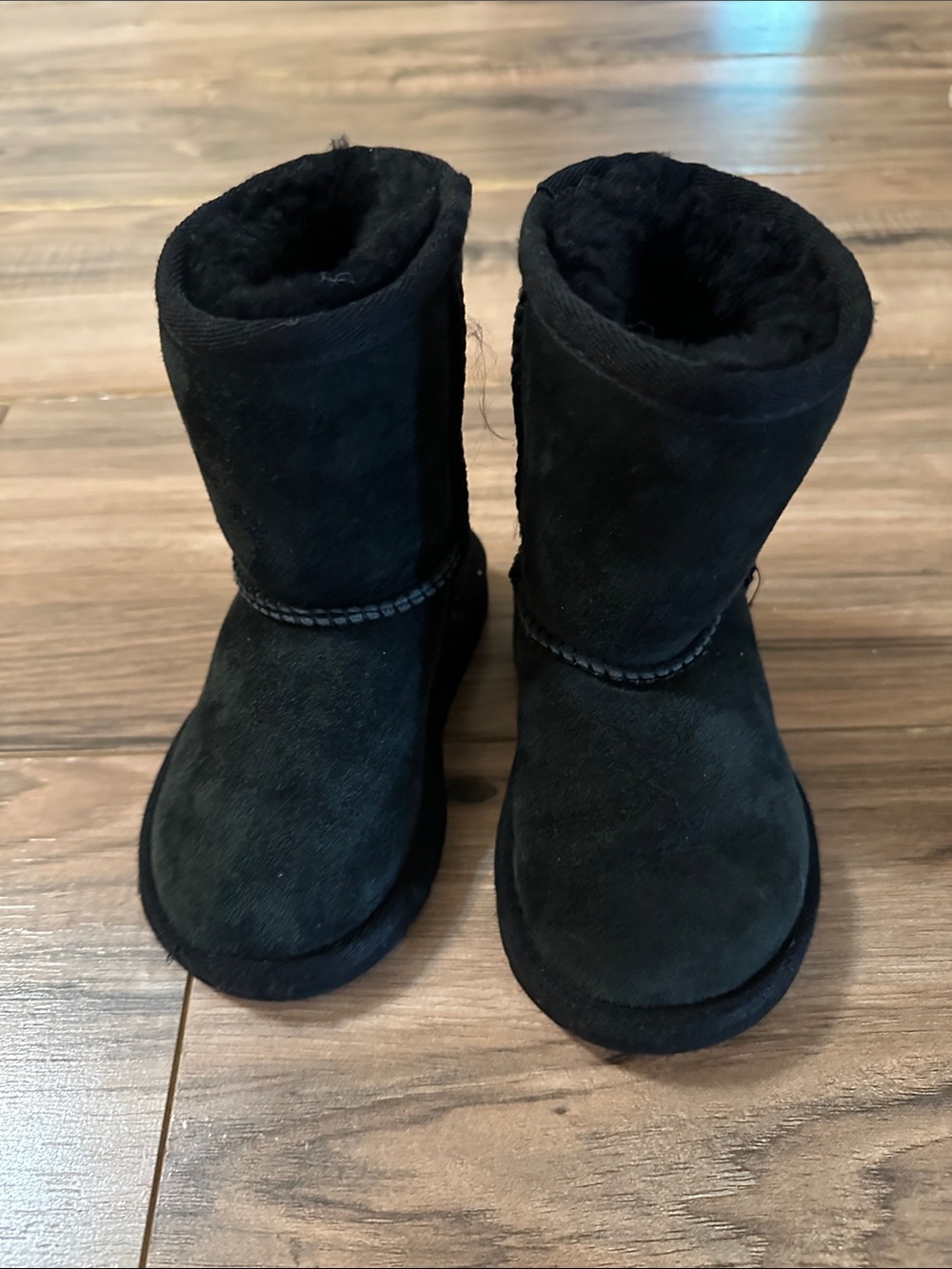 Kids UGG Black Boots Sz 7